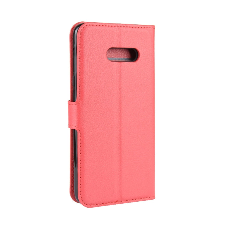 For LG G8X ThinQ Litchi Texture Horizontal Flip Leather Case with Wallet & Holder & Card Slots