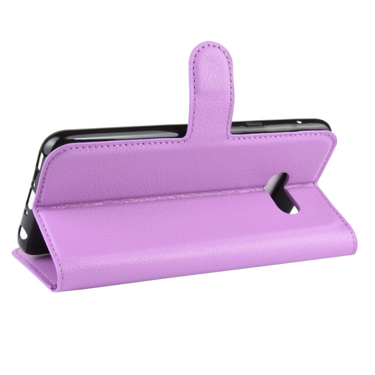 For LG G8X ThinQ Litchi Texture Horizontal Flip Leather Case with Wallet & Holder & Card Slots