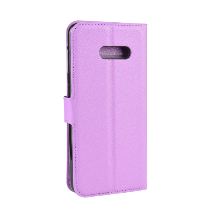 For LG G8X ThinQ Litchi Texture Horizontal Flip Leather Case with Wallet & Holder & Card Slots