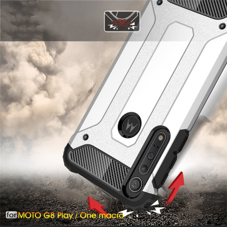 For Moto G8 Play Magic Armor TPU + PC Combination Case