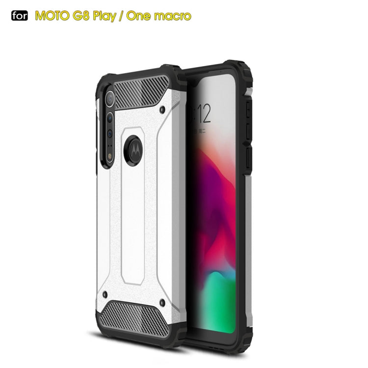 For Moto G8 Play Magic Armor TPU + PC Combination Case