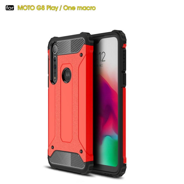 For Moto G8 Play Magic Armor TPU + PC Combination Case