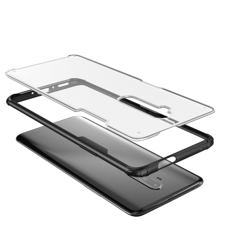 For Oneplus 7T Pro Shockproof Frosted PC+ TPU Transparent Protective Case