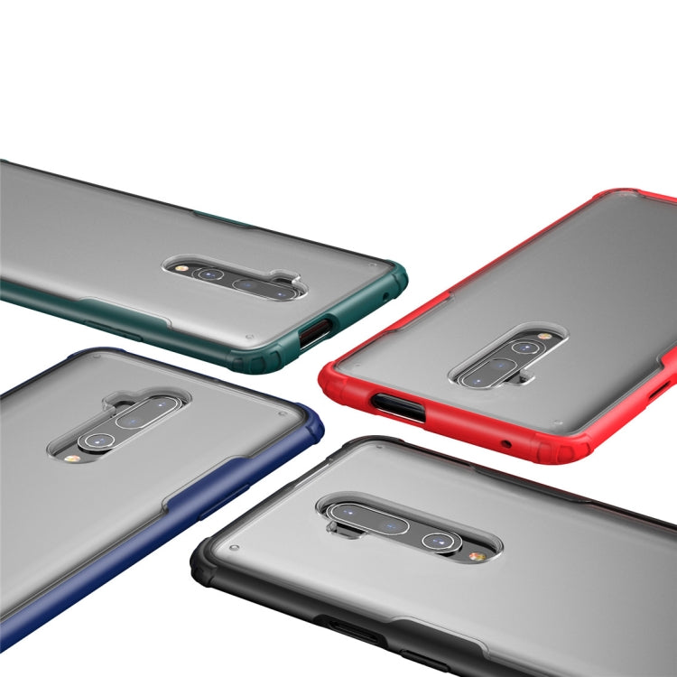 For Oneplus 7T Pro Shockproof Frosted PC+ TPU Transparent Protective Case