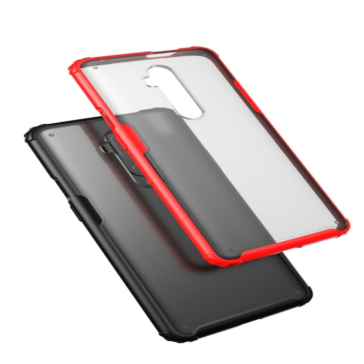 For Oneplus 7T Pro Shockproof Frosted PC+ TPU Transparent Protective Case