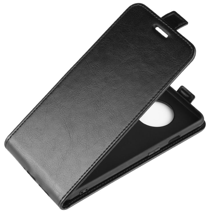 For OnePlus 7T Crazy Horse Vertical Flip Leather Protective Case