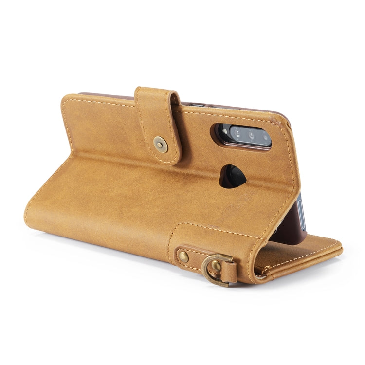 For Huawei Nova 4e Cowhide Texture Horizontal Flip Leather Case, with Holder & Card Slots & Wallet & Lanyard