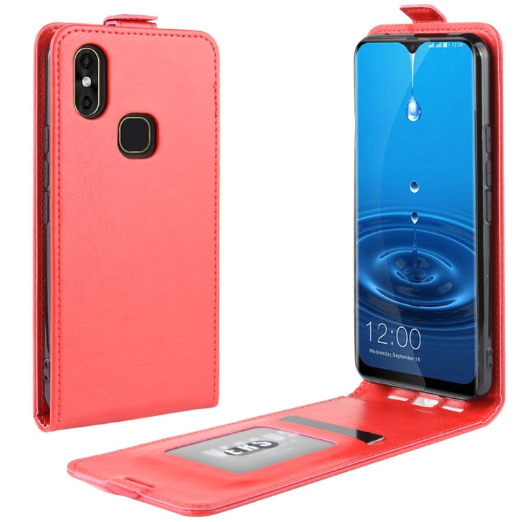 For lEAGOO M13 Crazy Horse Vertical Flip Leather Protective Case