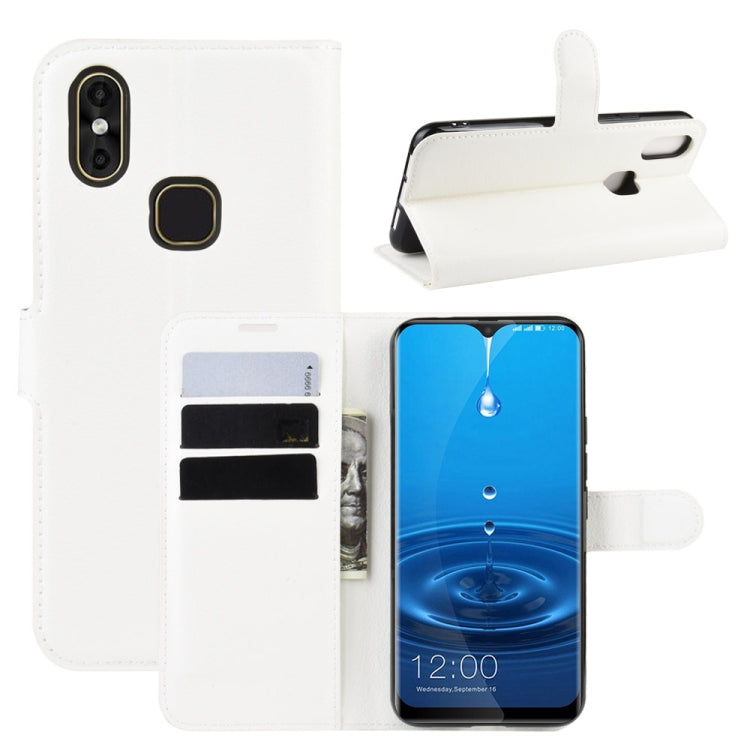 For LEAGOO M13 Litchi Texture Horizontal Flip Leather Case with Wallet & Holder & Card Slots