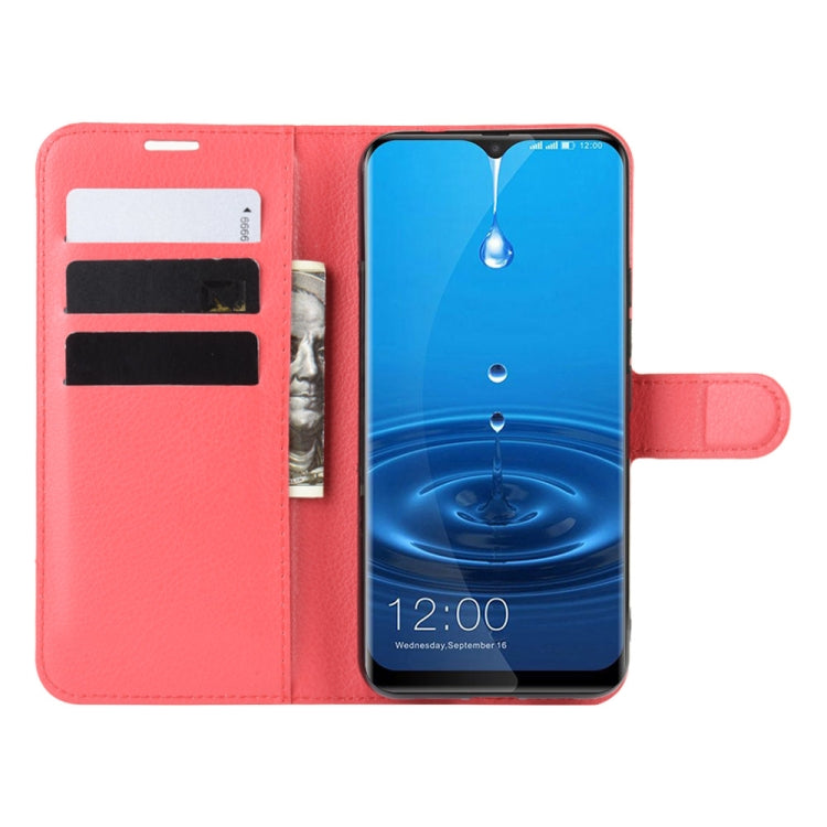 For LEAGOO M13 Litchi Texture Horizontal Flip Leather Case with Wallet & Holder & Card Slots