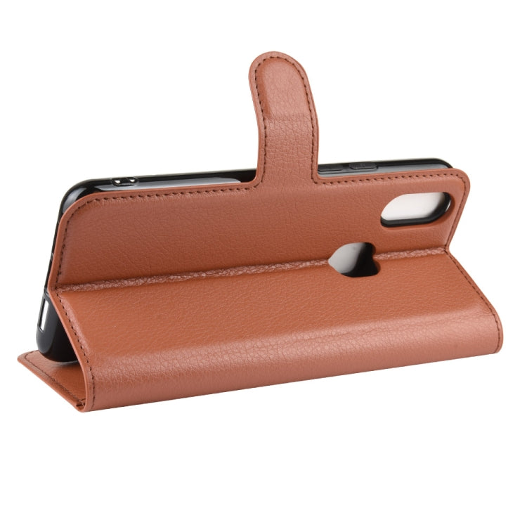 For LEAGOO M13 Litchi Texture Horizontal Flip Leather Case with Wallet & Holder & Card Slots