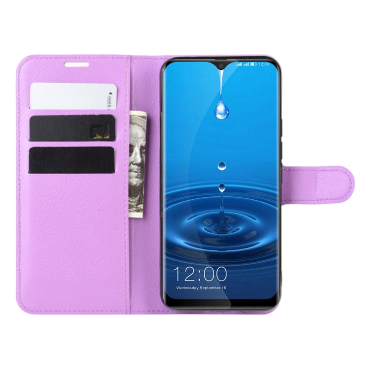 For LEAGOO M13 Litchi Texture Horizontal Flip Leather Case with Wallet & Holder & Card Slots