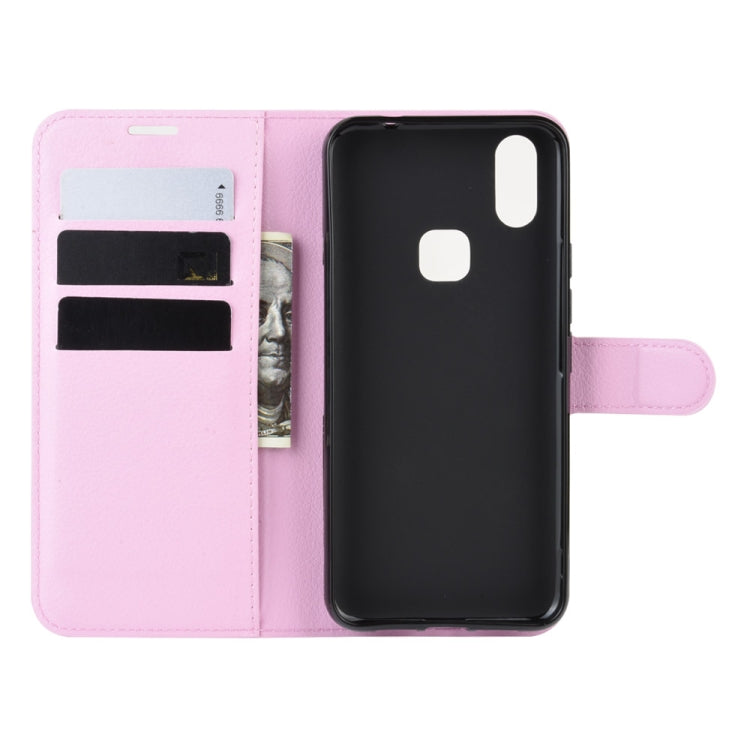 For LEAGOO M13 Litchi Texture Horizontal Flip Leather Case with Wallet & Holder & Card Slots