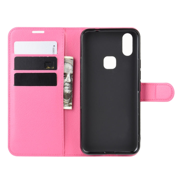 For LEAGOO M13 Litchi Texture Horizontal Flip Leather Case with Wallet & Holder & Card Slots