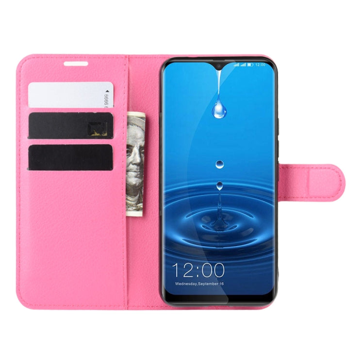 For LEAGOO M13 Litchi Texture Horizontal Flip Leather Case with Wallet & Holder & Card Slots