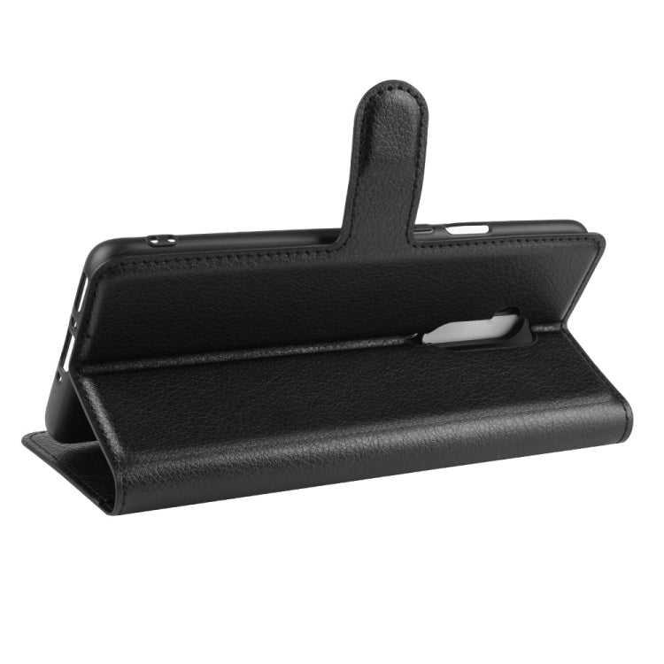 For OnePlus 7T Pro Litchi Texture Horizontal Flip Leather Case with Wallet & Holder & Card Slots