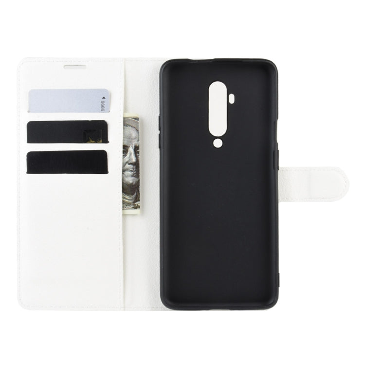 For OnePlus 7T Pro Litchi Texture Horizontal Flip Leather Case with Wallet & Holder & Card Slots