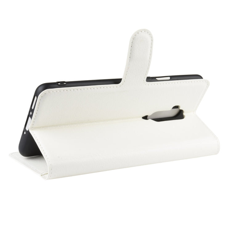 For OnePlus 7T Pro Litchi Texture Horizontal Flip Leather Case with Wallet & Holder & Card Slots