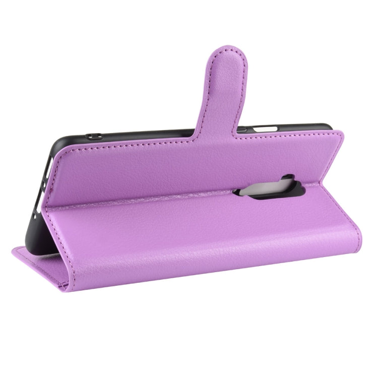 For OnePlus 7T Pro Litchi Texture Horizontal Flip Leather Case with Wallet & Holder & Card Slots