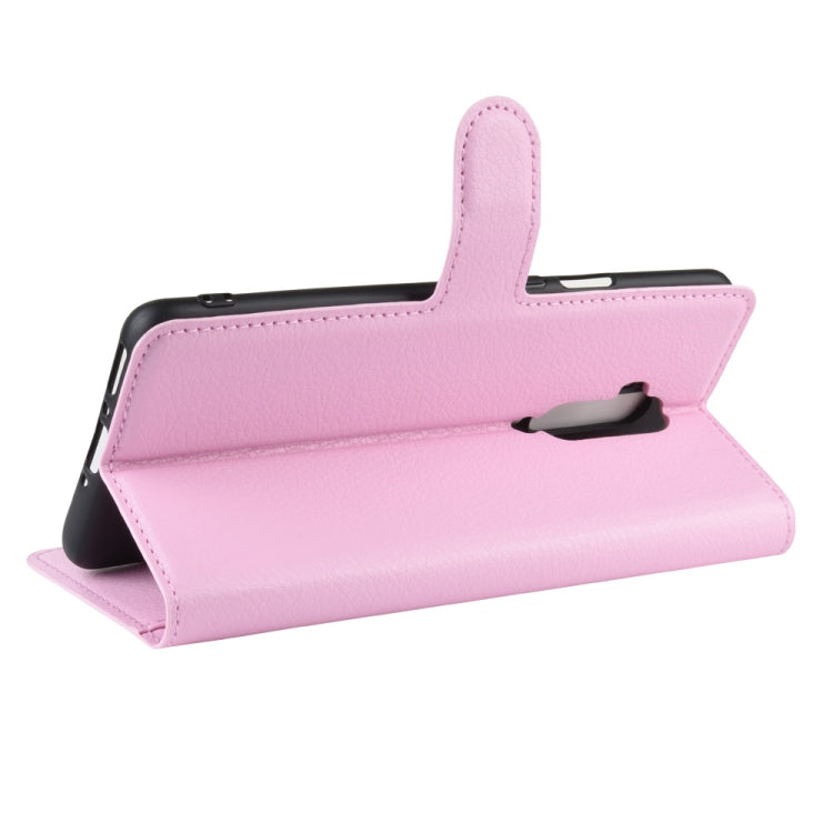 For OnePlus 7T Pro Litchi Texture Horizontal Flip Leather Case with Wallet & Holder & Card Slots