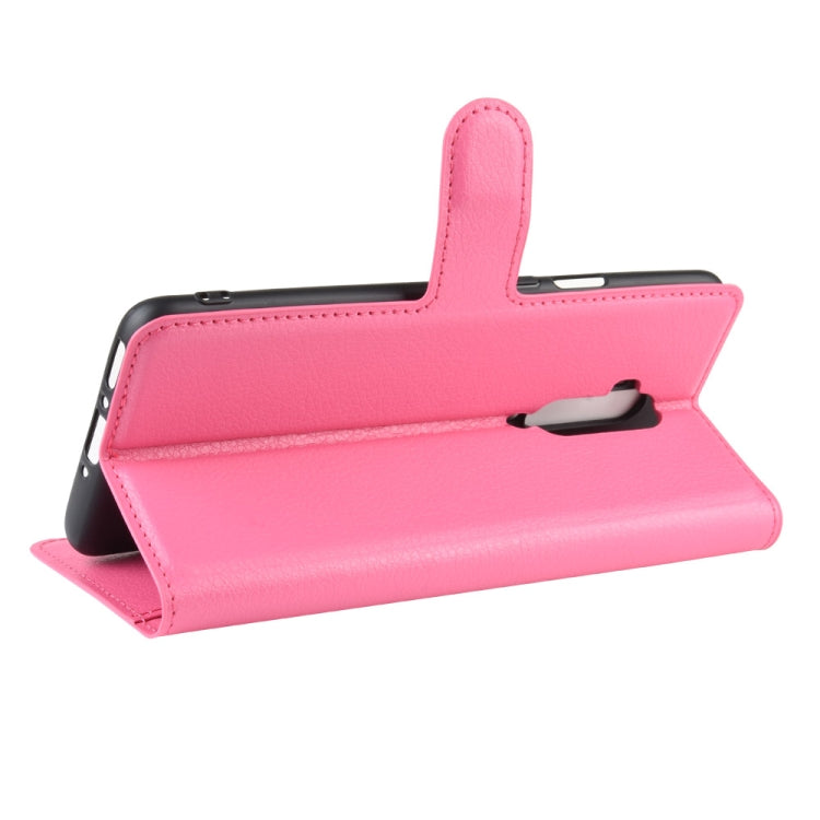 For OnePlus 7T Pro Litchi Texture Horizontal Flip Leather Case with Wallet & Holder & Card Slots