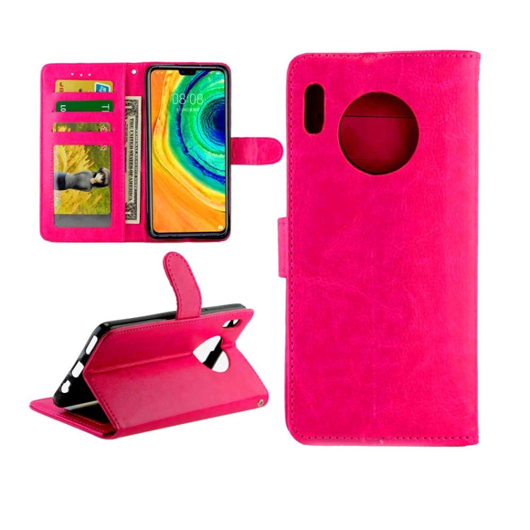 For Huawei Mate 30 Crazy Horse Texture Horizontal Flip Leather Case with Holder & Card Slots & Wallet & Photo Frame