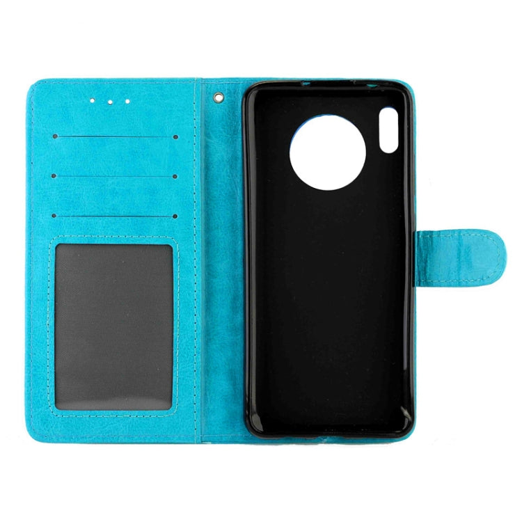 For Huawei Mate 30 Crazy Horse Texture Horizontal Flip Leather Case with Holder & Card Slots & Wallet & Photo Frame