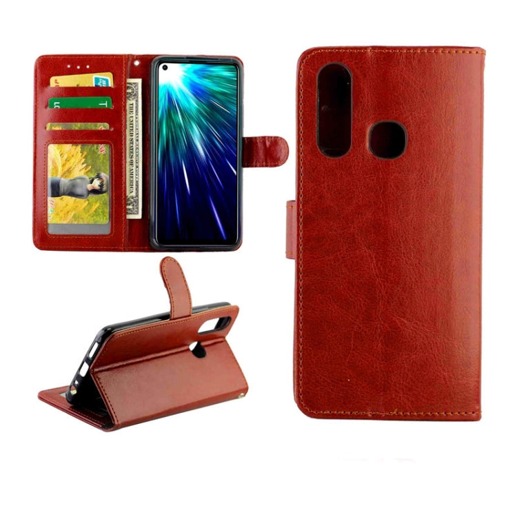 For Vivo Z1 Pro Crazy Horse Texture Horizontal Flip Leather Case with Holder & Card Slots & Wallet & Photo Frame