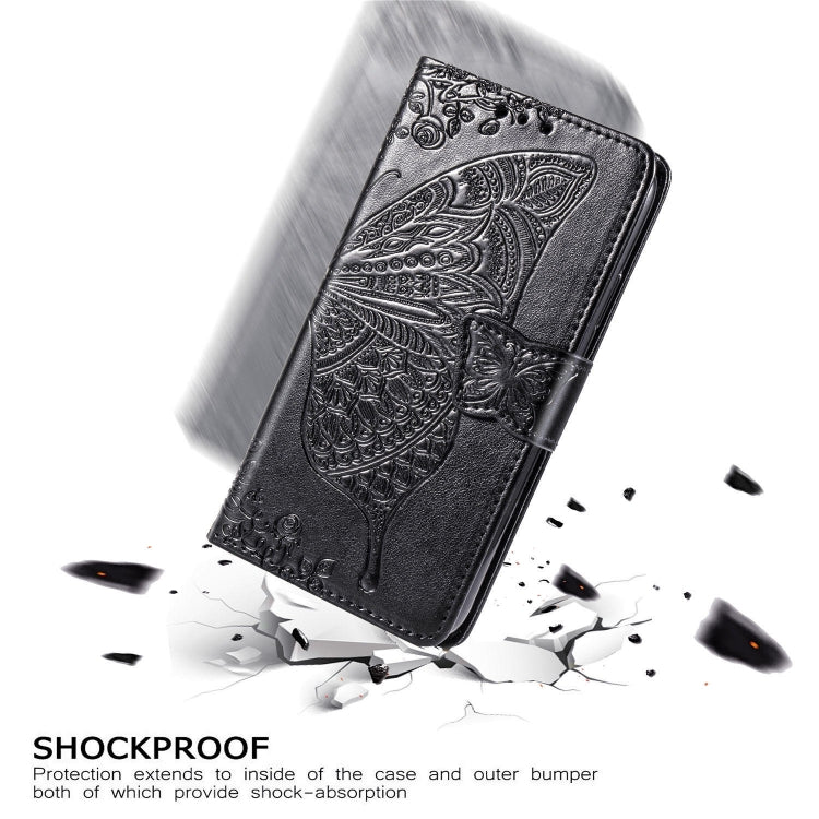 For Xiaomi 9 Pro Butterfly Love Flower Embossed Horizontal Flip Leather Case with Bracket Lanyard Card Slot Wallet