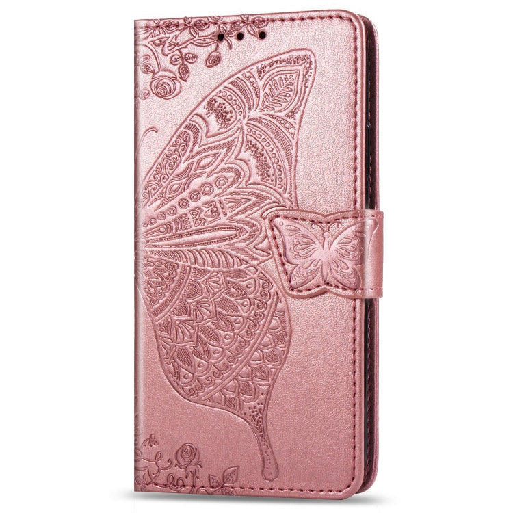 For Xiaomi 9 Pro Butterfly Love Flower Embossed Horizontal Flip Leather Case with Bracket Lanyard Card Slot Wallet