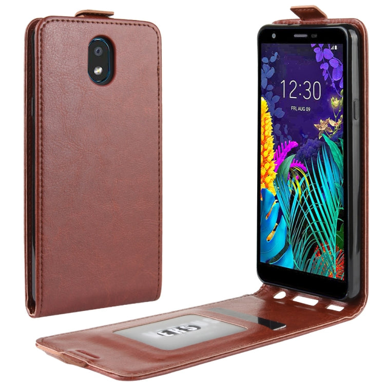 For LG K30 2019 / X2 2019 Crazy Horse Vertical Flip Leather Protective Case