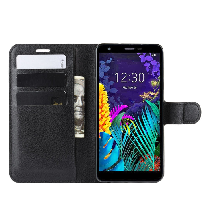 For LG K30 2019/X2 2019 Litchi Texture Horizontal Flip Leather Case with Wallet & Holder & Card Slots