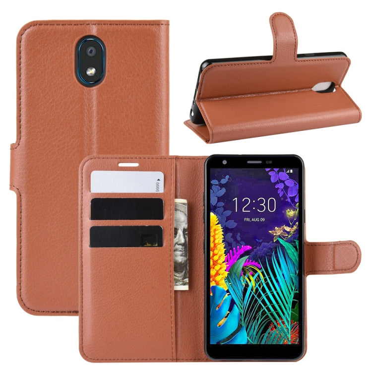 For LG K30 2019/X2 2019 Litchi Texture Horizontal Flip Leather Case with Wallet & Holder & Card Slots