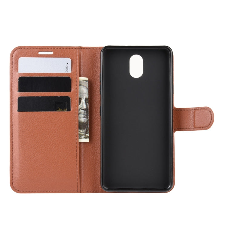 For LG K30 2019/X2 2019 Litchi Texture Horizontal Flip Leather Case with Wallet & Holder & Card Slots