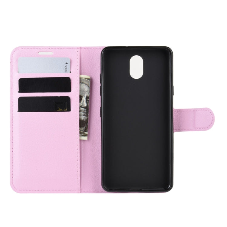 For LG K30 2019/X2 2019 Litchi Texture Horizontal Flip Leather Case with Wallet & Holder & Card Slots