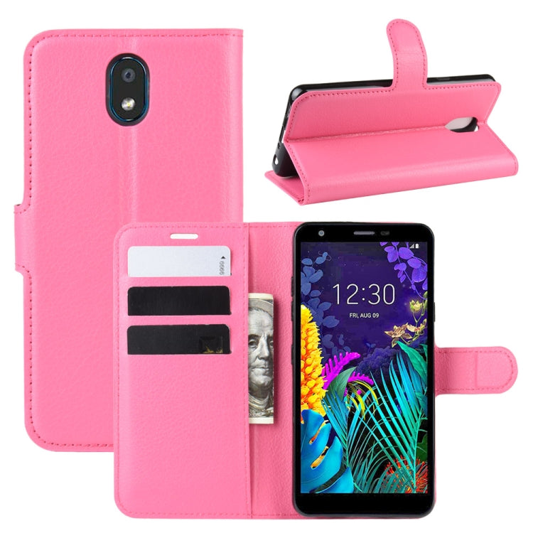 For LG K30 2019/X2 2019 Litchi Texture Horizontal Flip Leather Case with Wallet & Holder & Card Slots