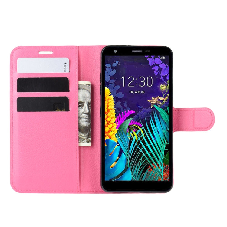 For LG K30 2019/X2 2019 Litchi Texture Horizontal Flip Leather Case with Wallet & Holder & Card Slots