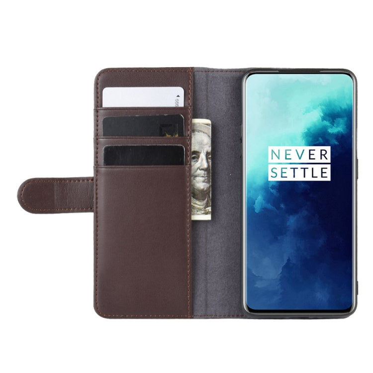 For OnePlus 7T Pro Horizontal Flip Leather Case with Card Slots & Holder & Wallet