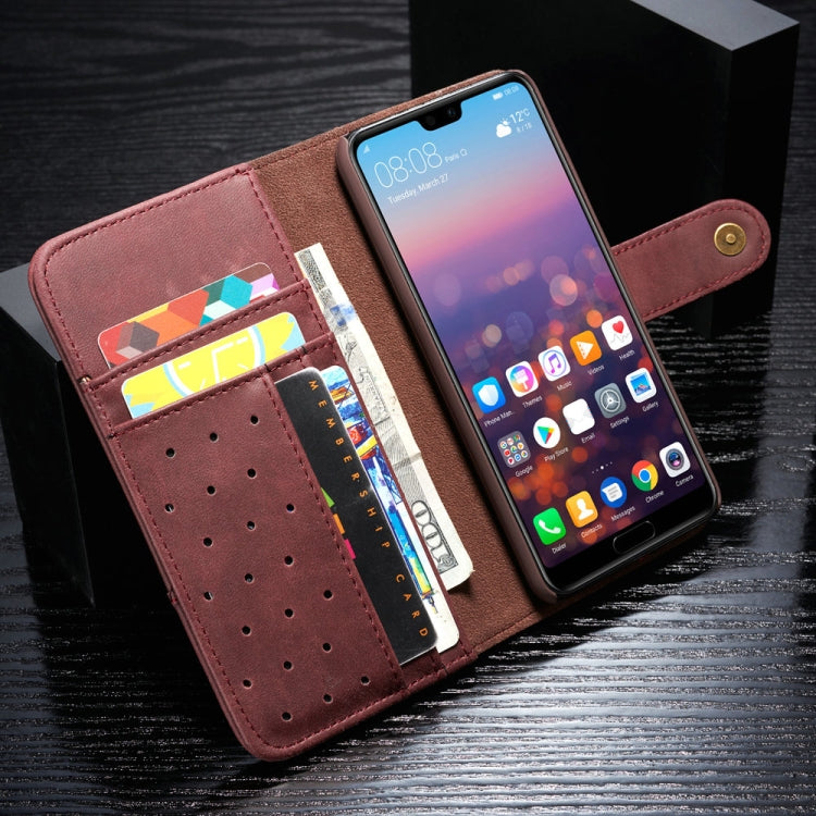 For Huawei P20 Cowhide Texture Horizontal Flip Leather Case with Holder & Card Slots & Wallet & Lanyard