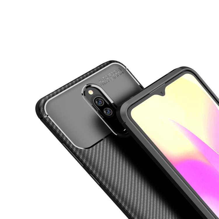 For Xiaomi Redmi 8 Beetle Series Carbon Fiber Texture Shockproof TPU Case