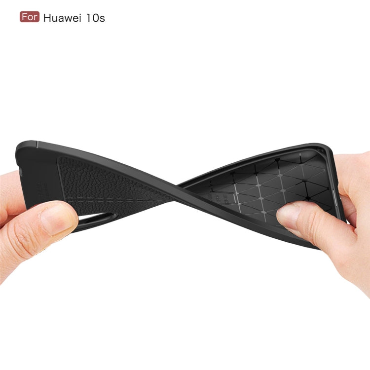 For Huawei Enjoy 10s Litchi Texture TPU Shockproof Case