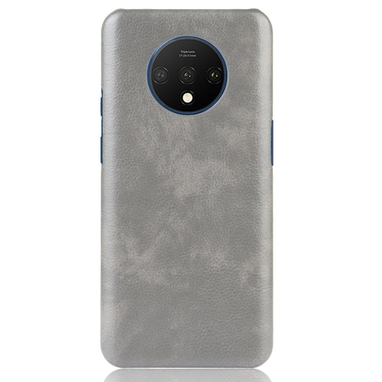 For OnePlus 7T Shockproof Litchi Texture PC + PU Case