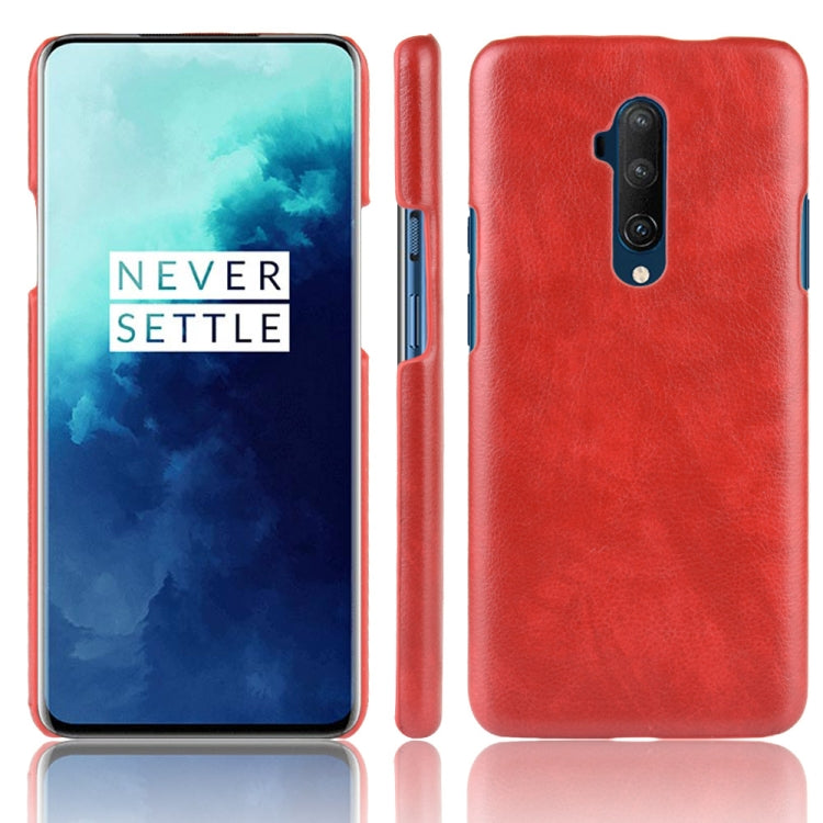 For OnePlus 7T Pro Shockproof Litchi Texture PC + PU Case