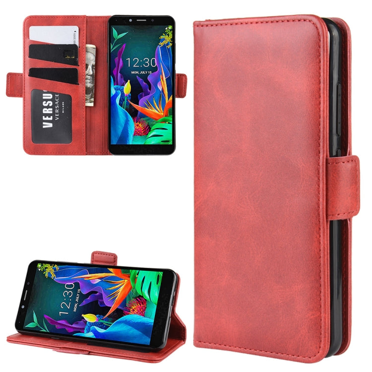 For LG K20 (2019) Wallet Stand Leather Cell Phone Case with Wallet & Holder & Card Slots