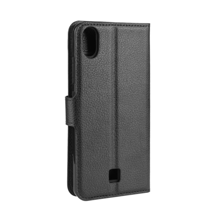 For LG K20 (2019) Litchi Texture Horizontal Flip Leather Case with Wallet & Holder & Card Slots
