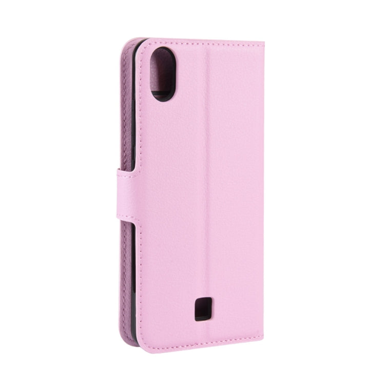 For LG K20 (2019) Litchi Texture Horizontal Flip Leather Case with Wallet & Holder & Card Slots