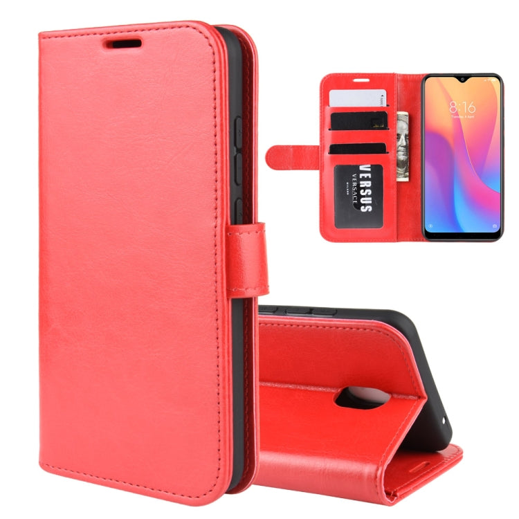 For Xiaomi Redmi 8A R64 Texture Single Fold Horizontal Flip Leather Case with Holder & Card Slots & Wallet