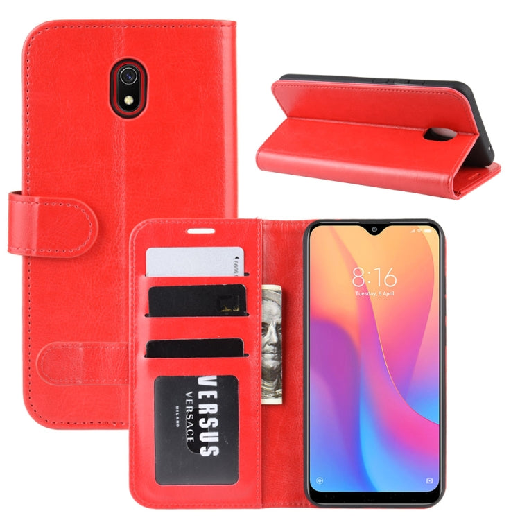 For Xiaomi Redmi 8A R64 Texture Single Fold Horizontal Flip Leather Case with Holder & Card Slots & Wallet
