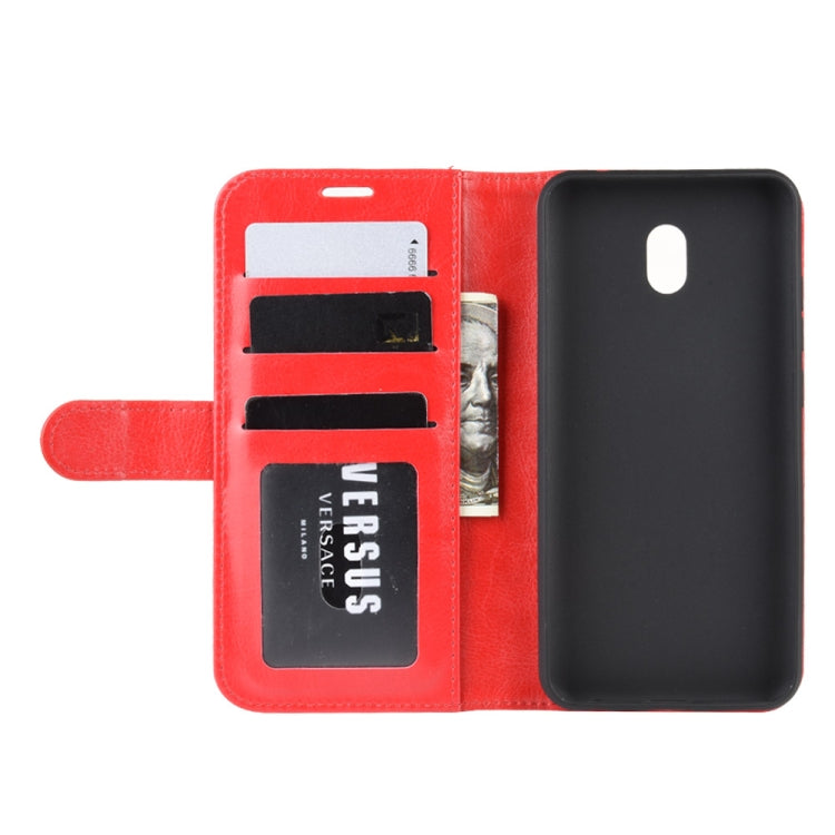 For Xiaomi Redmi 8A R64 Texture Single Fold Horizontal Flip Leather Case with Holder & Card Slots & Wallet
