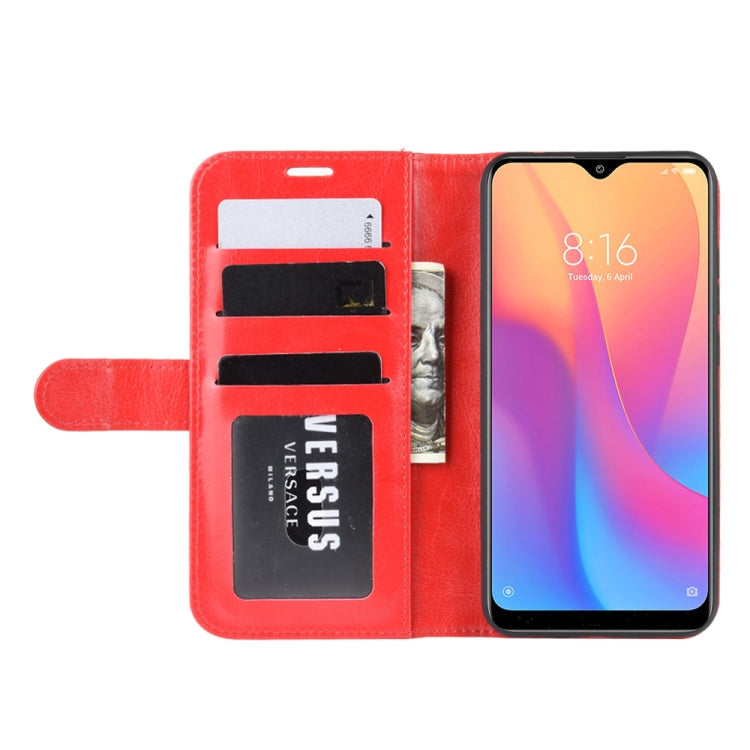 For Xiaomi Redmi 8A R64 Texture Single Fold Horizontal Flip Leather Case with Holder & Card Slots & Wallet